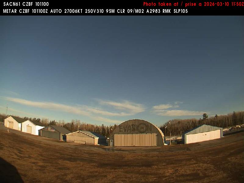 Web Cam image of Bathurst Airport (North)