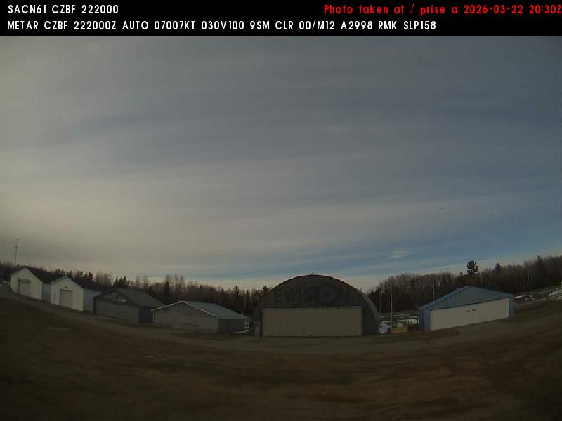 Web Cam image of Bathurst Airport (North)