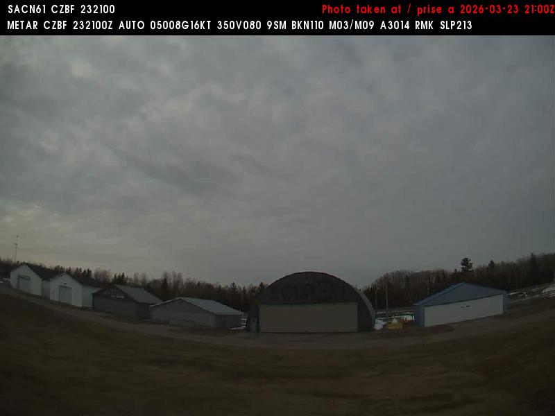 Web Cam image of Bathurst Airport (North)