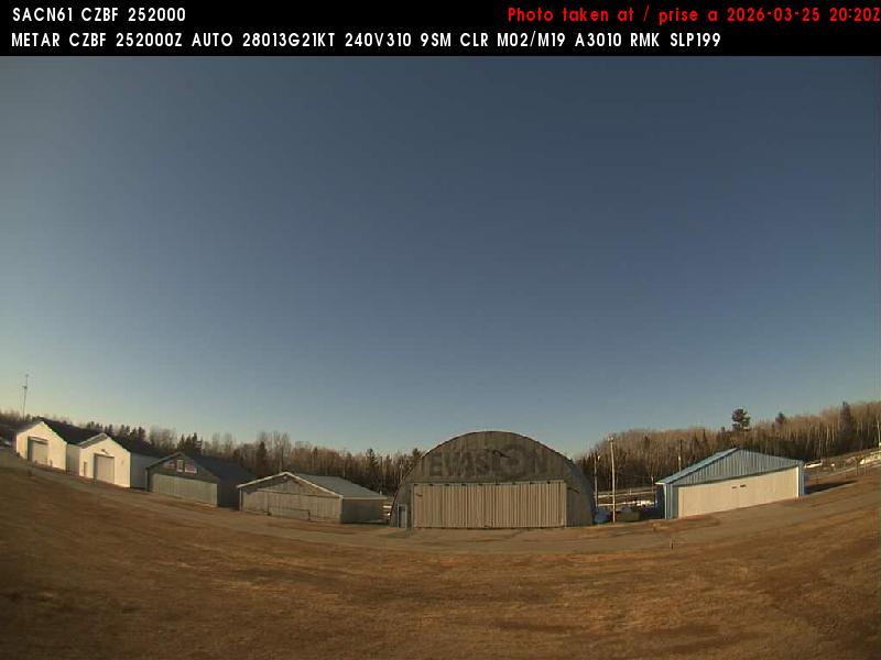 Web Cam image of Bathurst Airport (North)