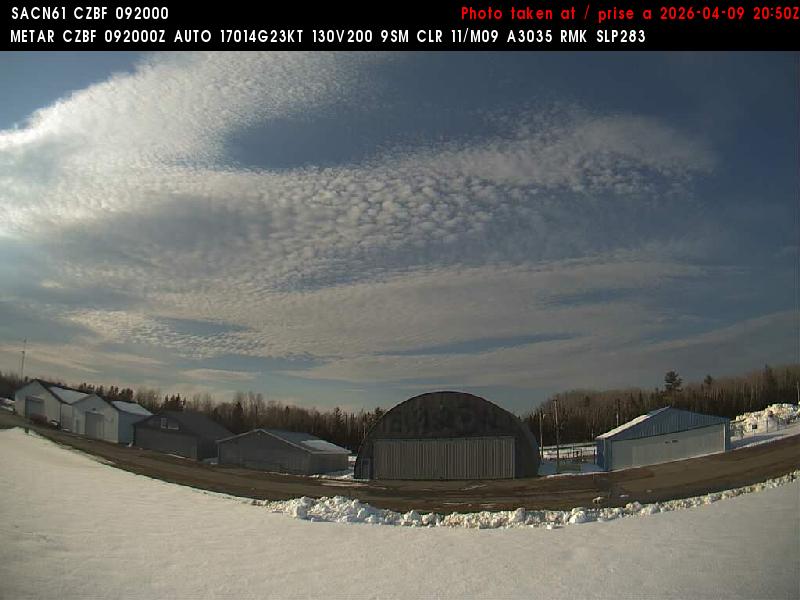 Web Cam image of Bathurst Airport (North)