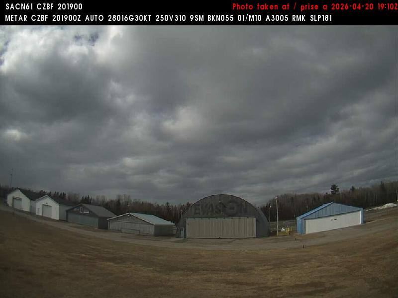 Web Cam image of Bathurst Airport (North)