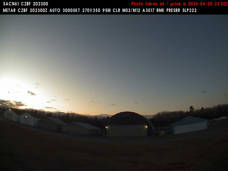 Web Cam image of Bathurst Airport (North)