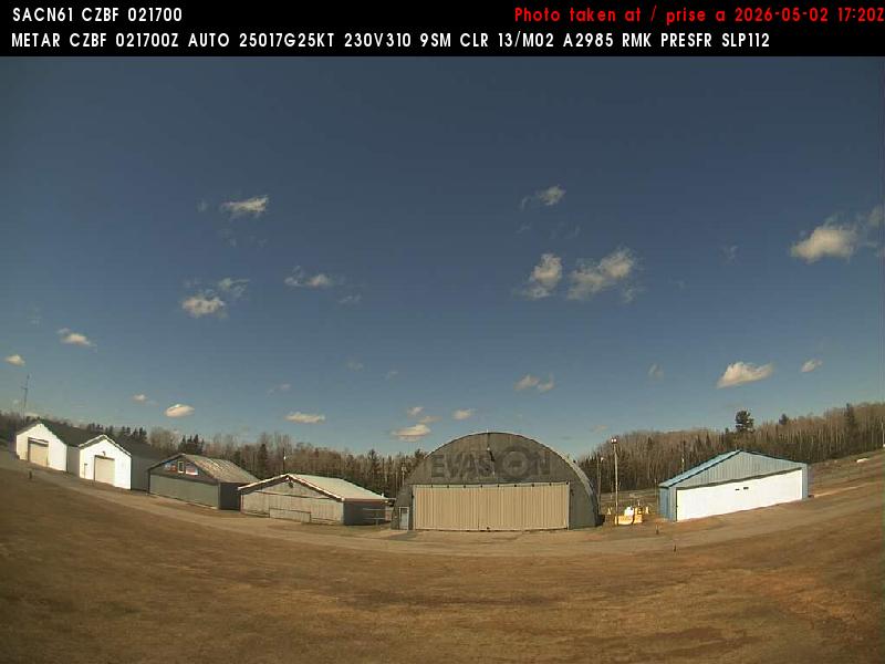 Web Cam image of Bathurst Airport (North)