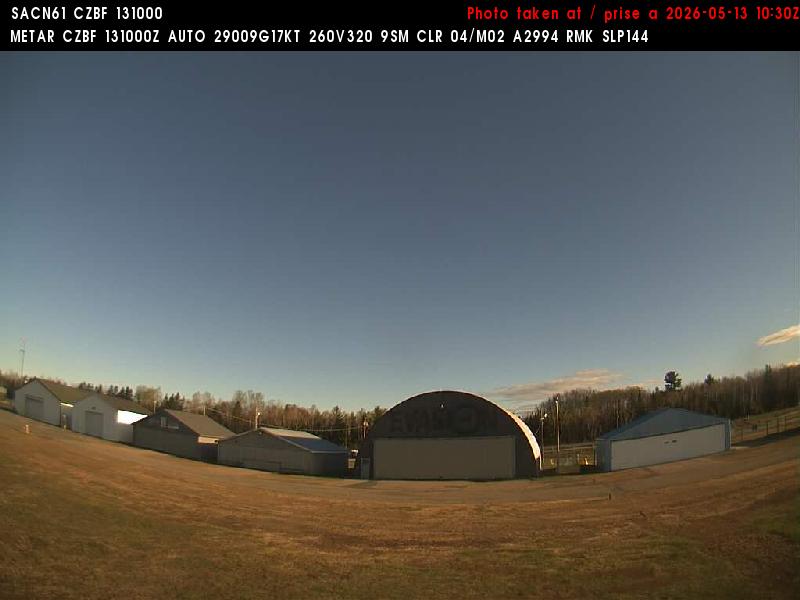Web Cam image of Bathurst Airport (North)