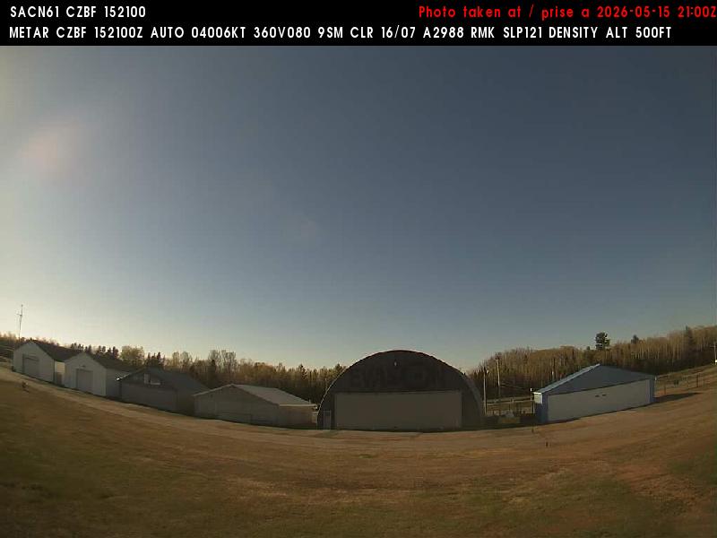 Web Cam image of Bathurst Airport (North)