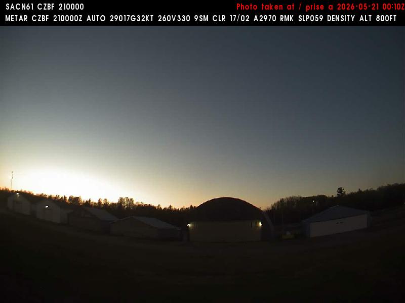 Web Cam image of Bathurst Airport (North)