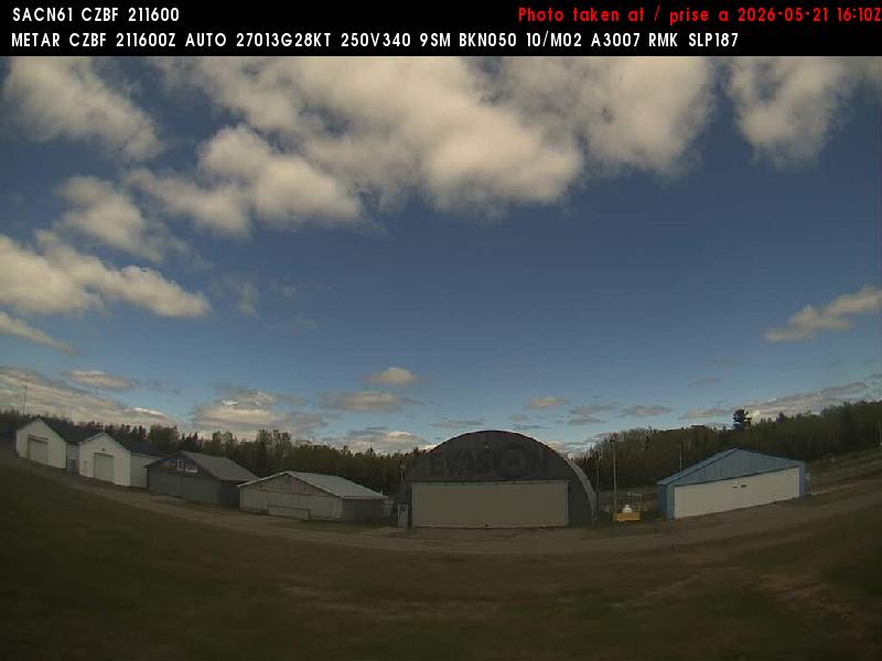 Web Cam image of Bathurst Airport (North)