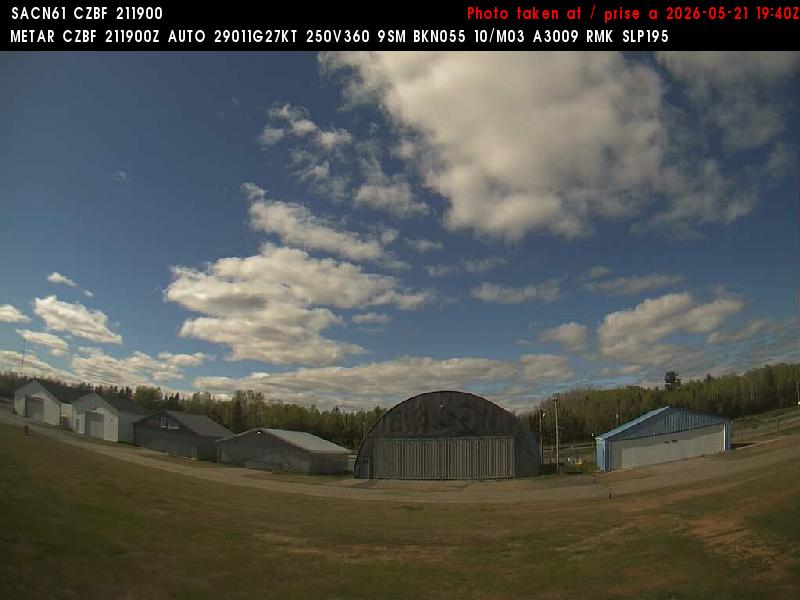 Web Cam image of Bathurst Airport (North)