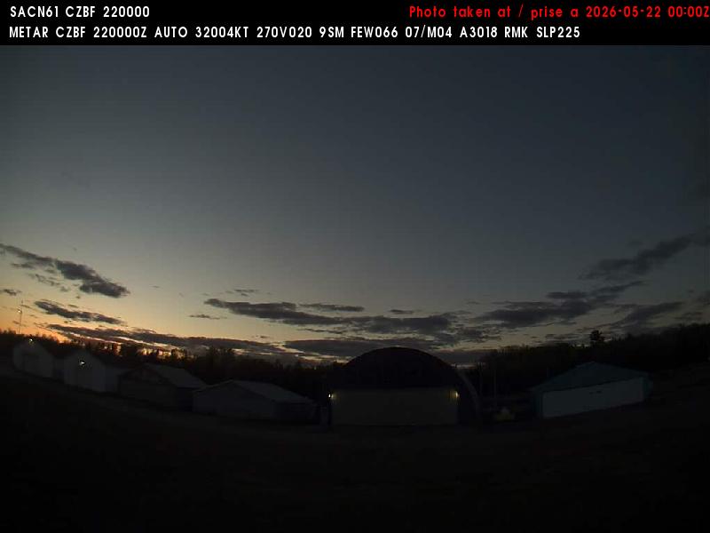Web Cam image of Bathurst Airport (North)