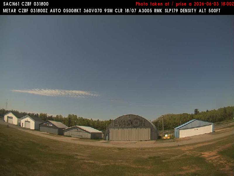 Web Cam image of Bathurst Airport (North)