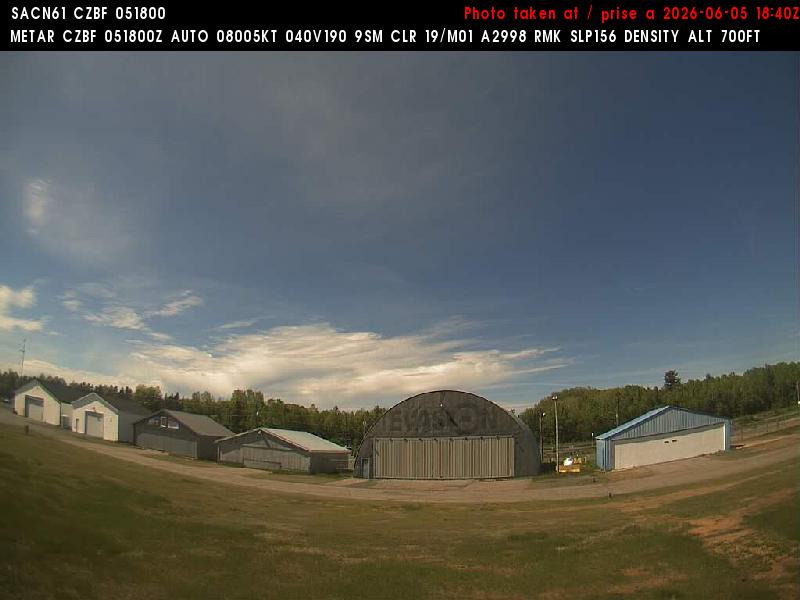 Web Cam image of Bathurst Airport (North)