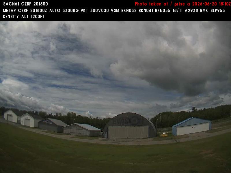 Web Cam image of Bathurst Airport (North)