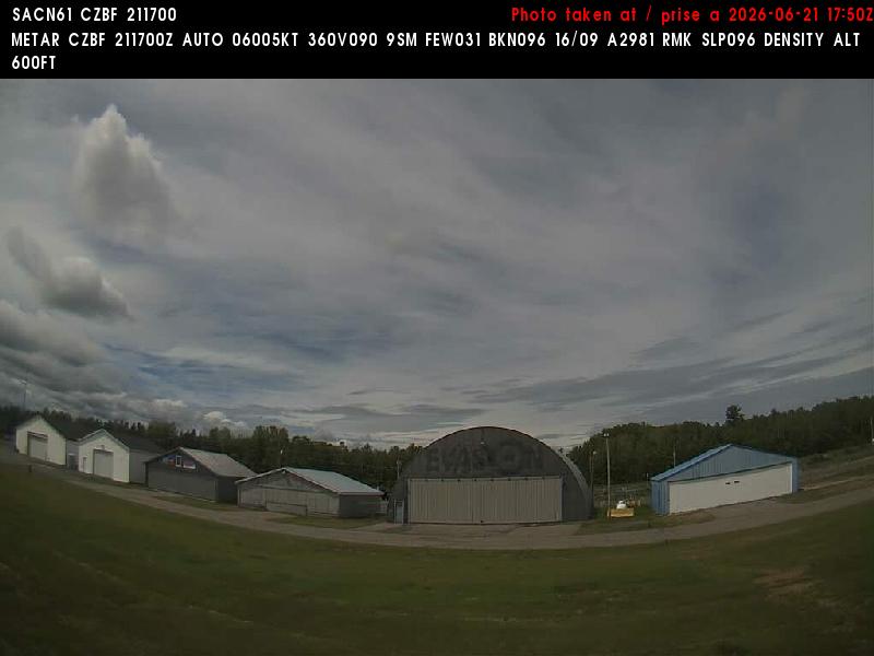Web Cam image of Bathurst Airport (North)