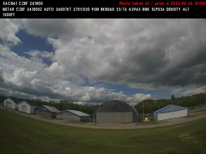 Web Cam image of Bathurst Airport (North)