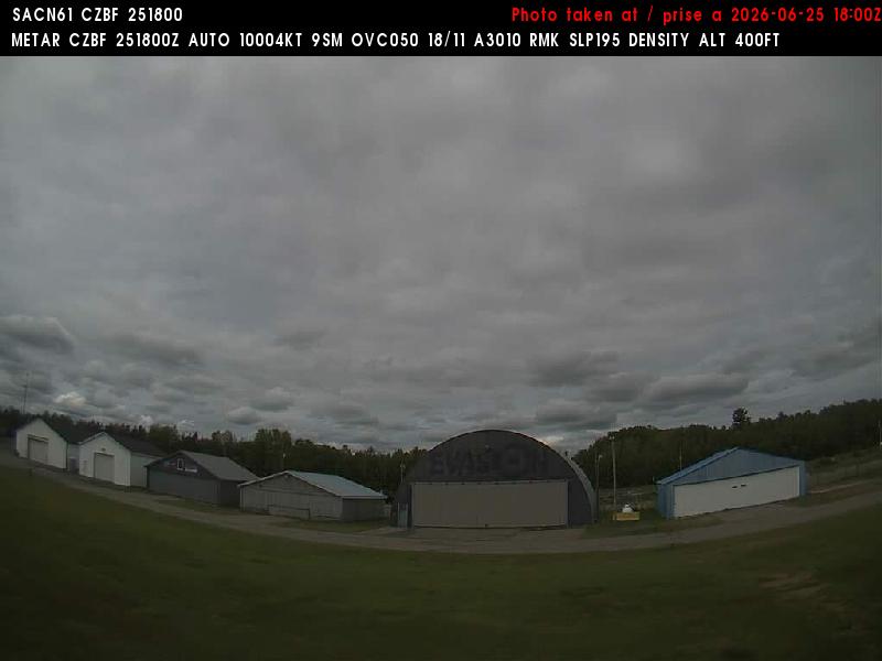 Web Cam image of Bathurst Airport (North)