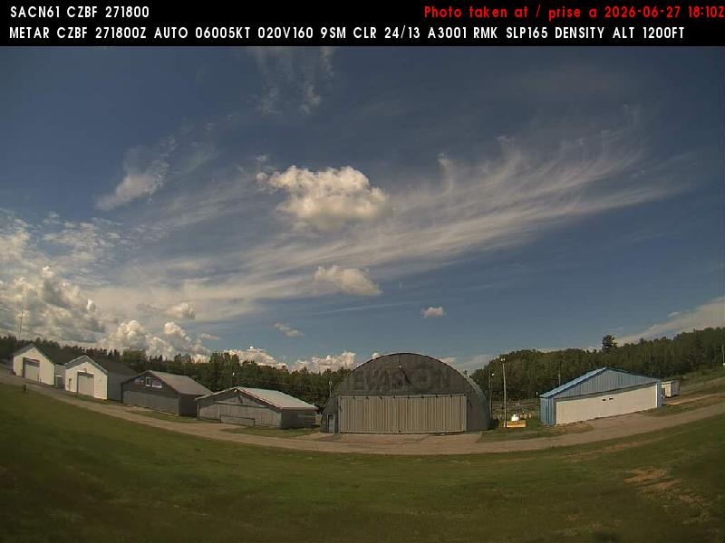 Web Cam image of Bathurst Airport (North)