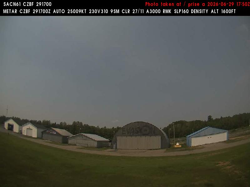 Web Cam image of Bathurst Airport (North)