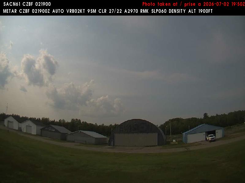 Web Cam image of Bathurst Airport (North)