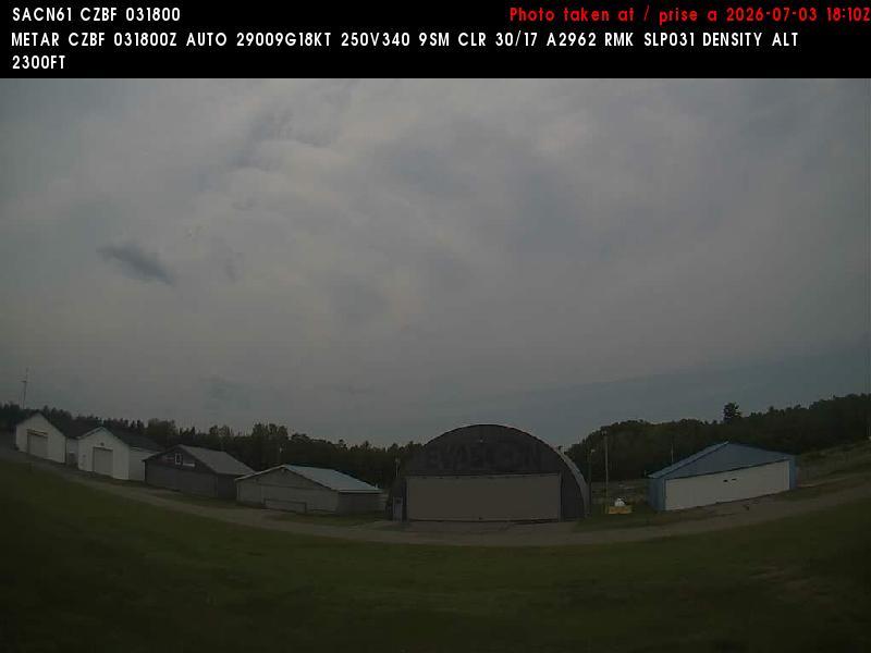 Web Cam image of Bathurst Airport (North)