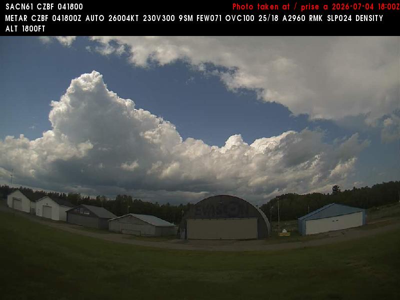 Web Cam image of Bathurst Airport (North)