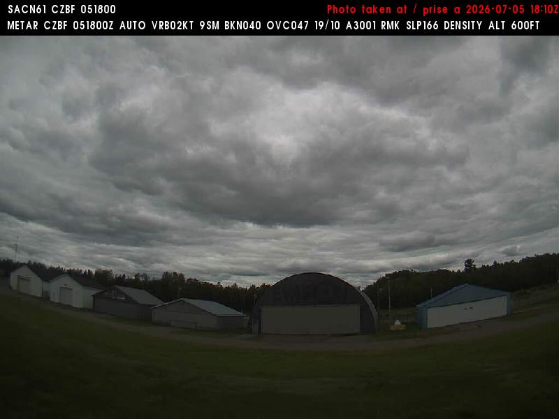 Web Cam image of Bathurst Airport (North)