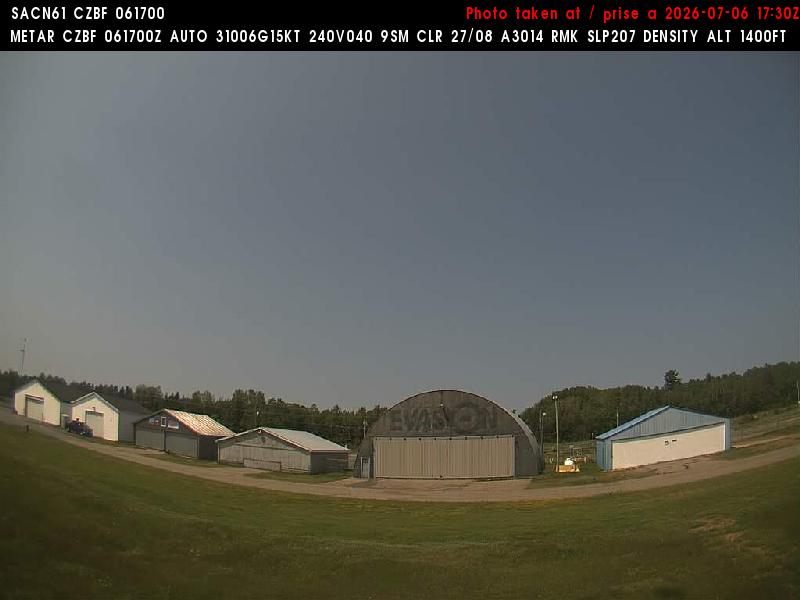 Web Cam image of Bathurst Airport (North)