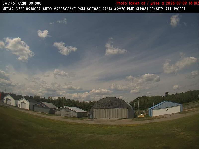 Web Cam image of Bathurst Airport (North)
