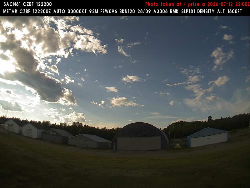 Web Cam image of Bathurst Airport (North)