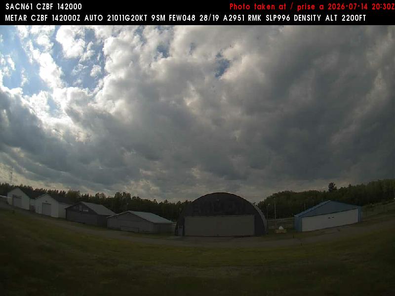 Web Cam image of Bathurst Airport (North)