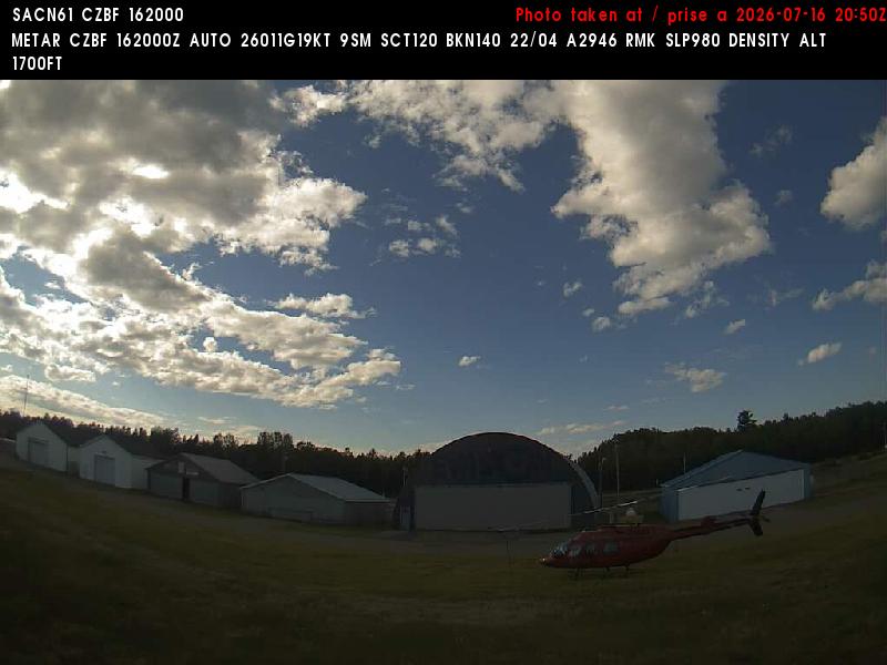 Web Cam image of Bathurst Airport (North)