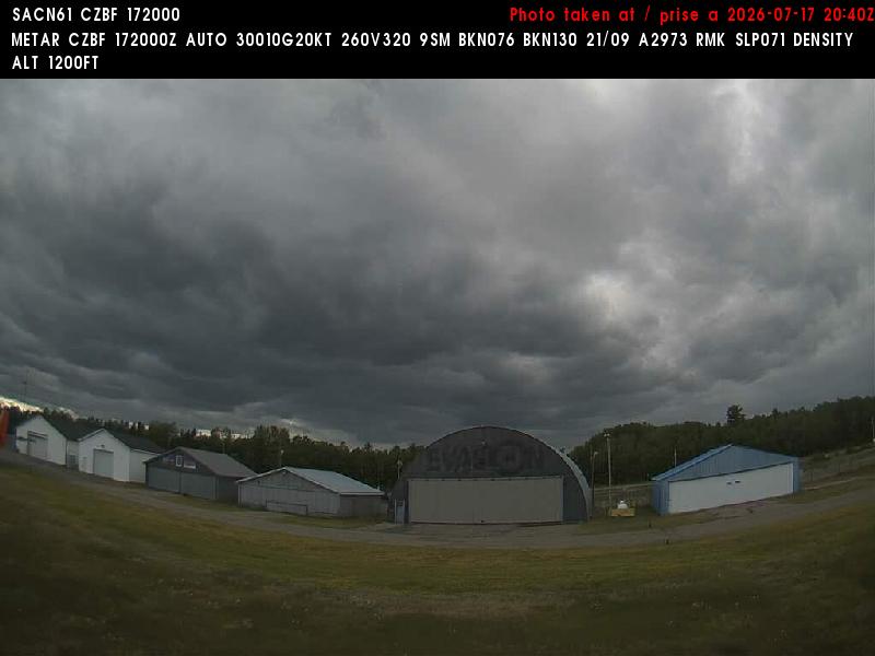 Web Cam image of Bathurst Airport (North)