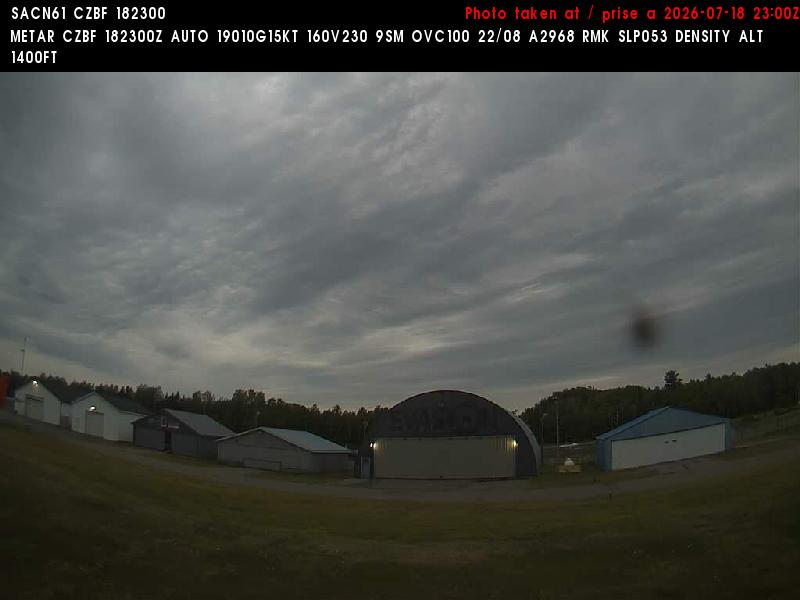 Web Cam image of Bathurst Airport (North)