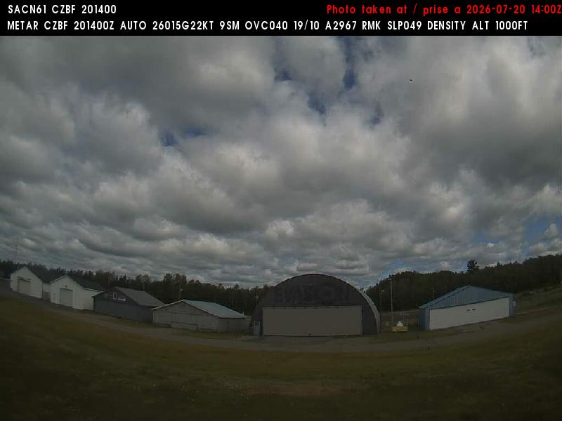 Web Cam image of Bathurst Airport (North)