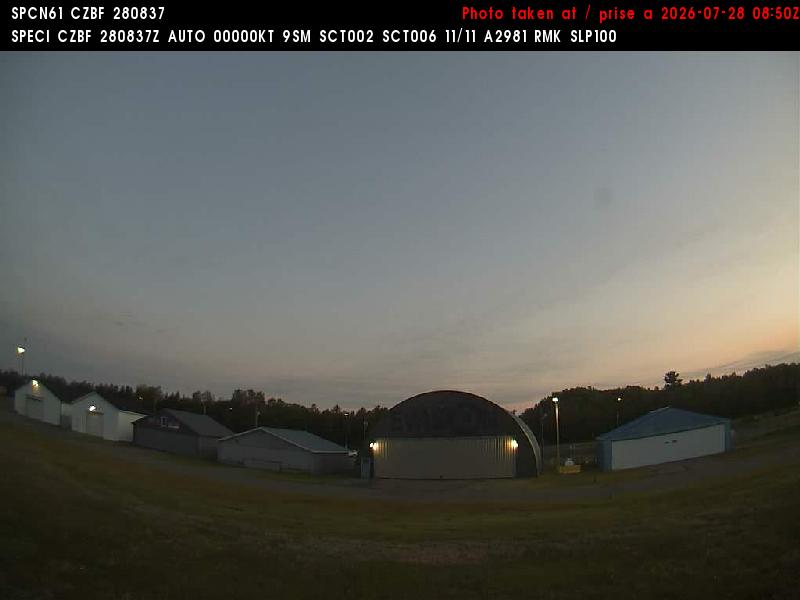 Web Cam image of Bathurst Airport (North)