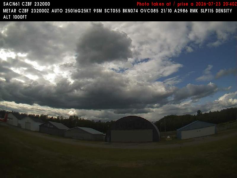 Web Cam image of Bathurst Airport (North)