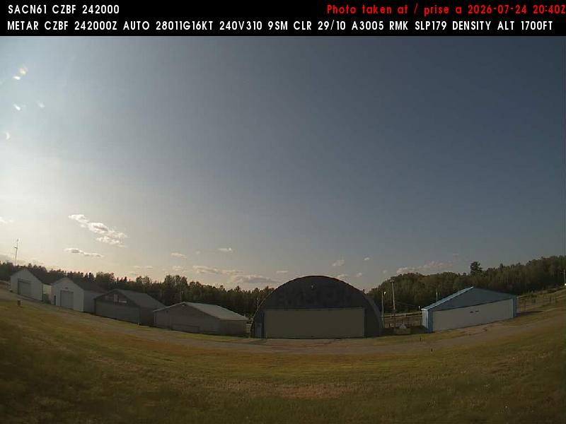 Web Cam image of Bathurst Airport (North)
