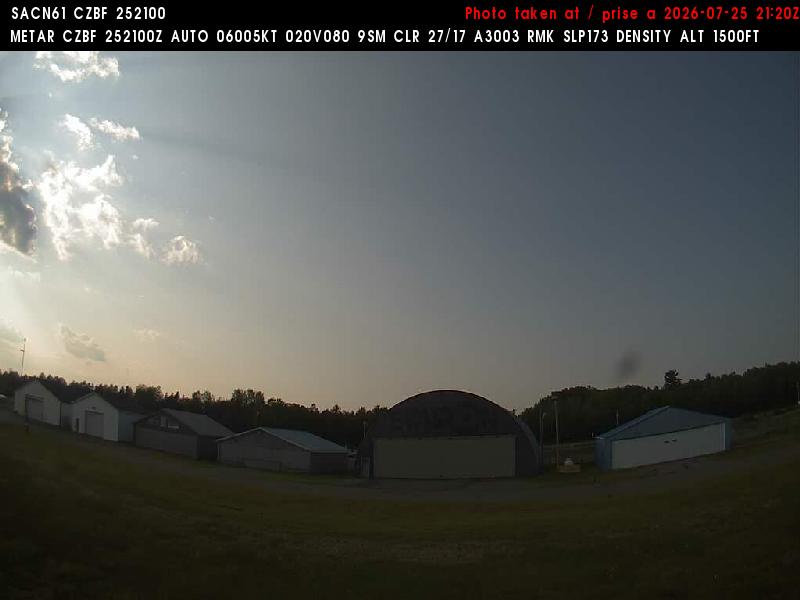 Web Cam image of Bathurst Airport (North)