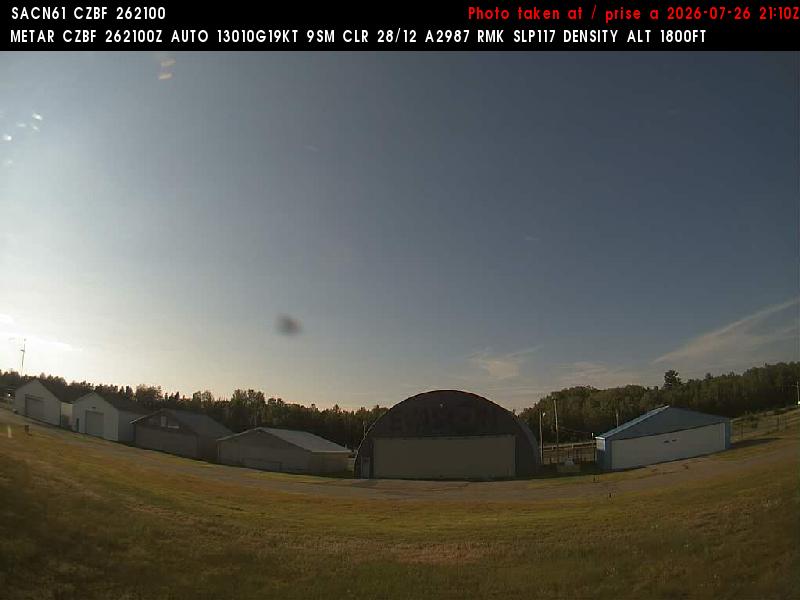 Web Cam image of Bathurst Airport (North)
