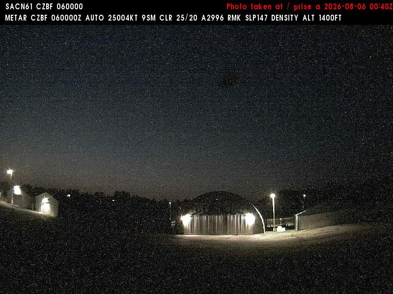 Web Cam image of Bathurst Airport (North)
