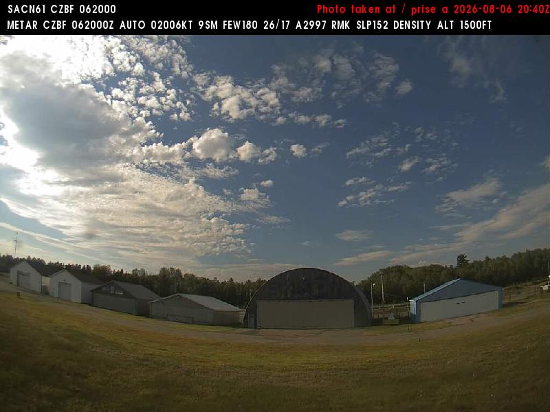 Web Cam image of Bathurst Airport (North)