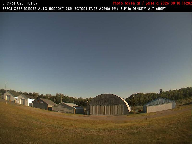 Web Cam image of Bathurst Airport (North)