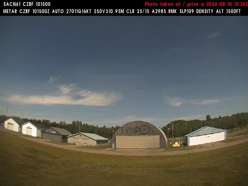 Web Cam image of Bathurst Airport (North)