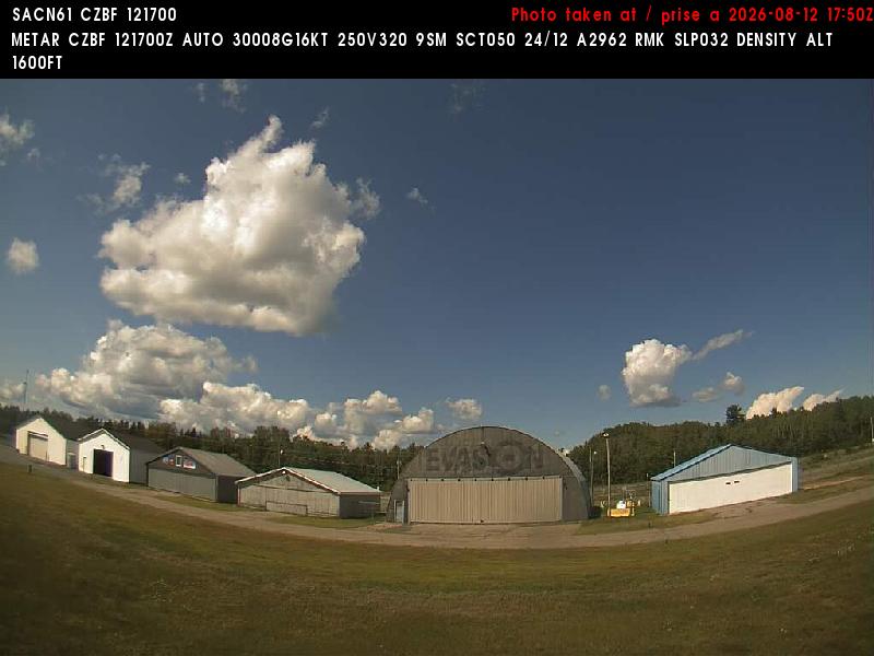 Web Cam image of Bathurst Airport (North)