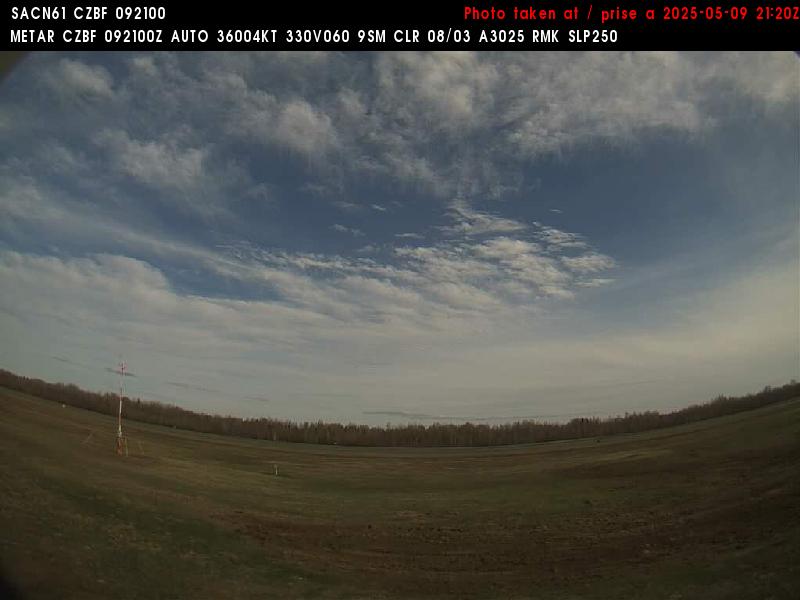 Web Cam image of Bathurst Airport (South)