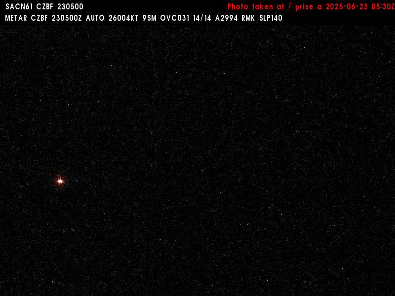 Web Cam image of Bathurst Airport (South)