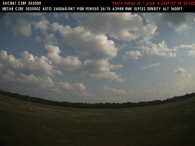 Web Cam image of Bathurst Airport (South)
