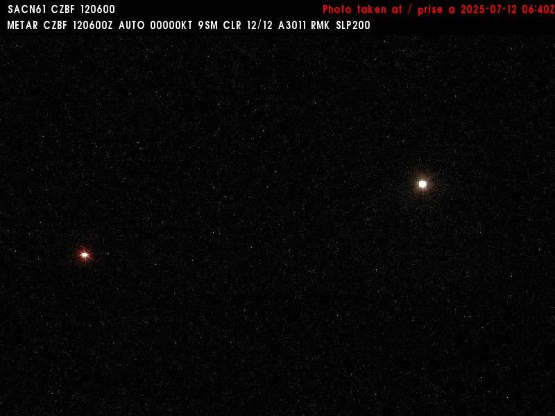 Web Cam image of Bathurst Airport (South)