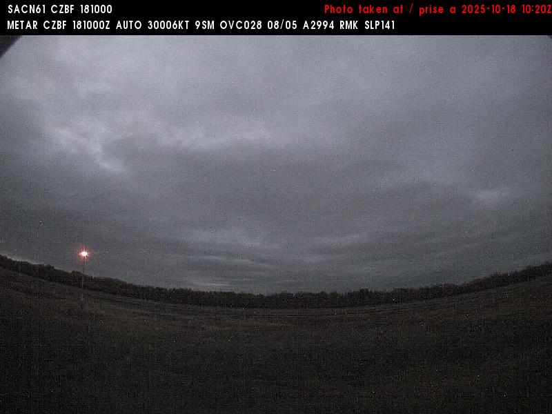 Web Cam image of Bathurst Airport (South)