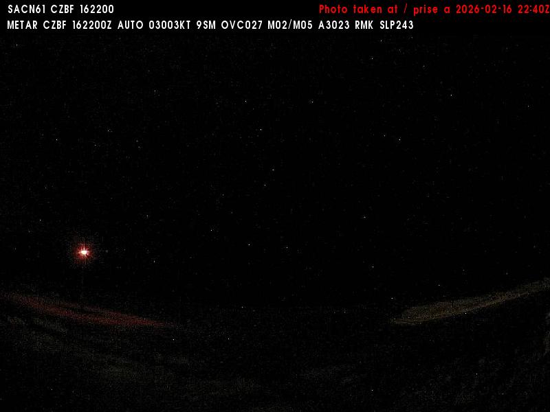 Web Cam image of Bathurst Airport (South)